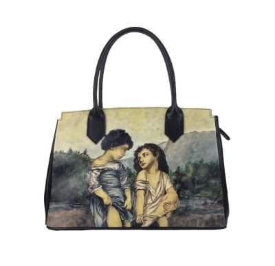 Ručne maľovaná kabelka 8576 inšpirovaná motívom William-Adolphe Bouguereau
