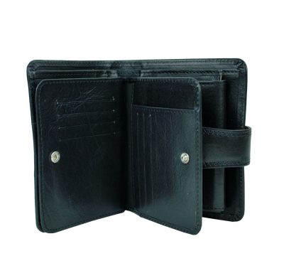Unisex kožená peňaženka vyrobená z prírodnej kože. Kvalitné spracovanie a talianska koža. Ideálna veľkosť do vrecka a značková kvalita pre náročných (10)