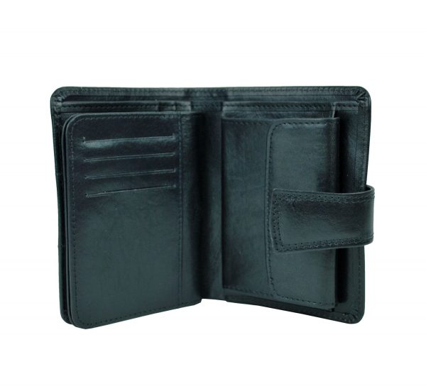Unisex kožená peňaženka vyrobená z prírodnej kože. Kvalitné spracovanie a talianska koža. Ideálna veľkosť do vrecka a značková kvalita pre náročných (9)
