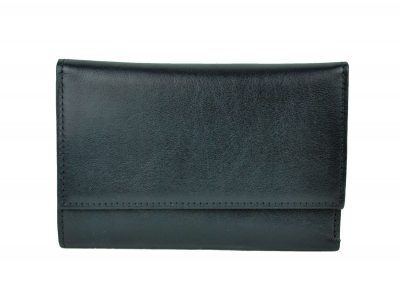 Elegantná peňaženka z pravej kože č.8559 v čiernej farbe. Len u nás Vám ponúkame krásne a dizajnovo moderné dámske a pánske kožené peňaženky (2)
