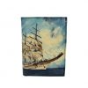 Ručne maľovaná peňaženka 8560 s motívom Pirátskej lode