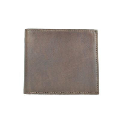 Pánska luxusná peňaženka z pravej kože č.7942 v tmavo hnedej farbe (2)