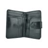 Dámska praktická kožená peňaženka č.8503 v čiernej farbe (3)