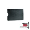 Kožené RFID púzdro vybavené blokáciou RFID / NFC, čierna farba