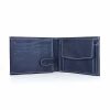 Kožená peňaženka č.8552 ručne tieňovaná v modrej farbe