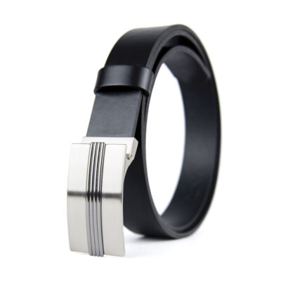 Kožený opasok BOX, šírka 3.3cm, Ručná výroba na Slovensku