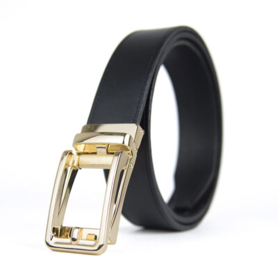 Opasok z pravej kože s automatickou prackou GOLD BELT