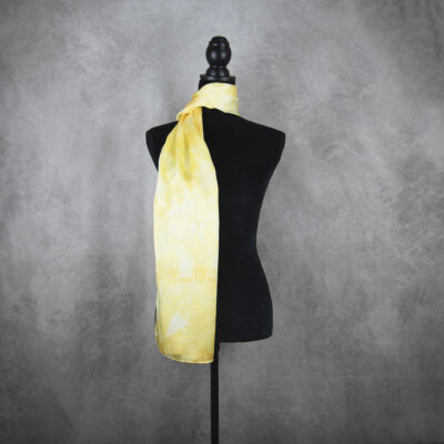 Hodvábny šál LIMITED_30, Ručná výroba na Slovensku, 175 x 45cm