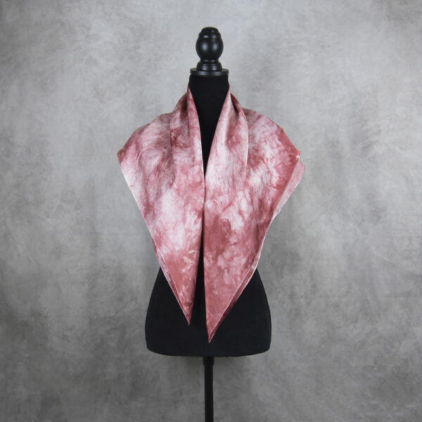 Hodvábna šatka LIMITED_188, Ručná výroba na Slovensku, 90 x 90cm - Image 3