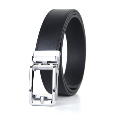 Kožený opasok s automatickou prackou SILVER BELT