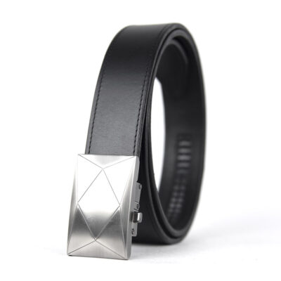 Kožený opasok s automatickou prackou NICKEL POLYGON