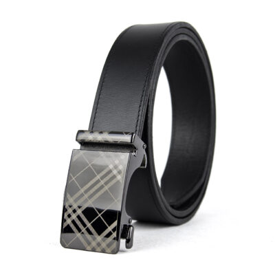 Opasok z pravej kože s automatickou prackou SUBSTANCE