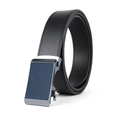 Opasok z pravej kože s automatickou prackou BLUE SCORE