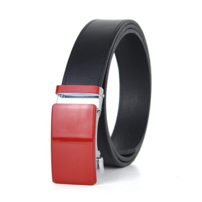 Opasok z pravej kože s automatickou prackou RED