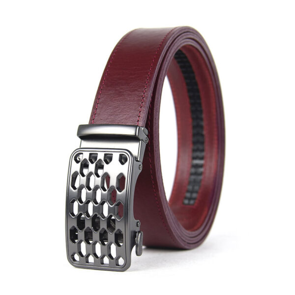 Opasok z pravej kože s automatickou prackou PEARL CHAIN - Image 6