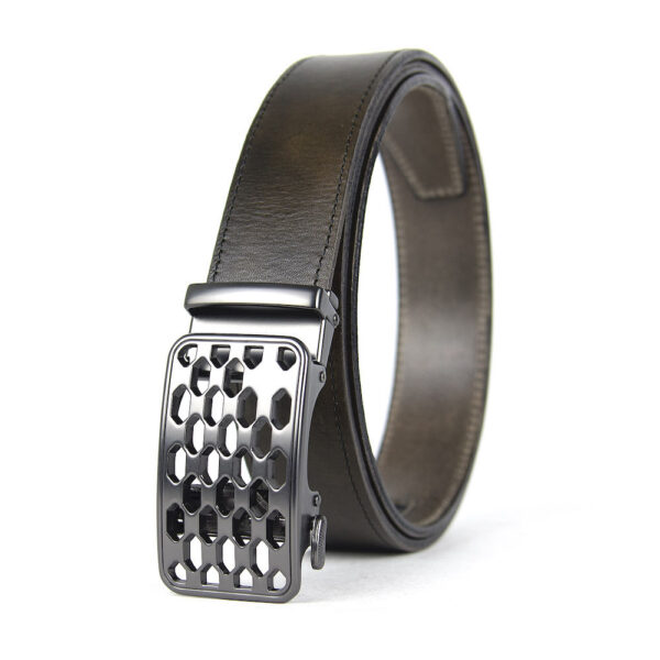 Opasok z pravej kože s automatickou prackou PEARL CHAIN - Image 5
