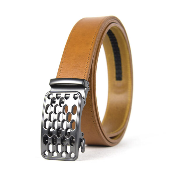 Opasok z pravej kože s automatickou prackou PEARL CHAIN - Image 4