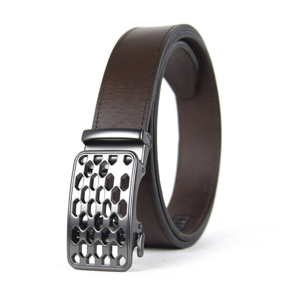 Opasok z pravej kože s automatickou prackou PEARL CHAIN - Image 2