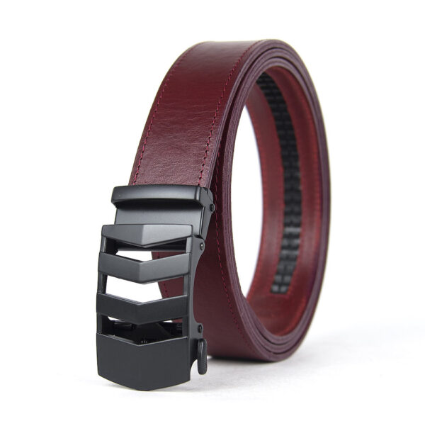 Opasok z pravej kože s automatickou prackou BLACK RAILS - Image 3