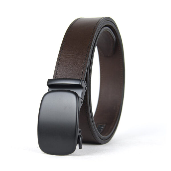 Opasok z pravej kože s automatickou prackou BLACK STANDARD - Image 2
