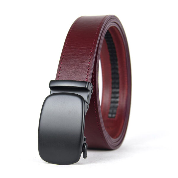 Opasok z pravej kože s automatickou prackou BLACK STANDARD - Image 3