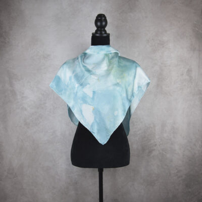 Hodvábna šatka LIMITED_222, Ručná výroba na Slovensku, 90 x 90cm