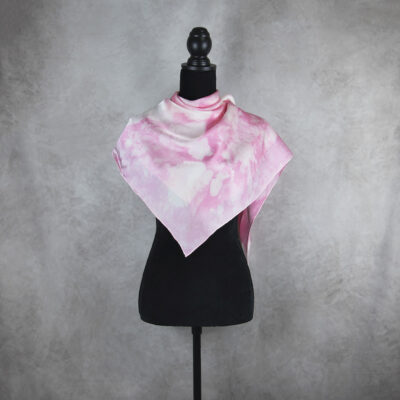 Hodvábna šatka LIMITED_252, Ručná výroba na Slovensku, 90 x 90cm