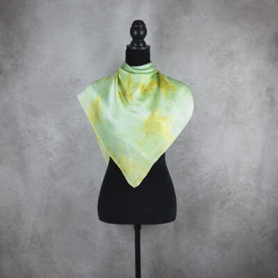 Hodvábna šatka LIMITED_266, Ručná výroba na Slovensku, 90 x 90cm