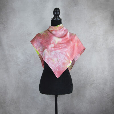 Hodvábna šatka LIMITED_271, Ručná výroba na Slovensku, 90 x 90cm