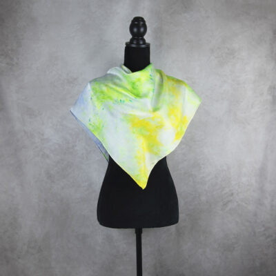 Hodvábna šatka LIMITED_278, Ručná výroba na Slovensku, 90 x 90cm