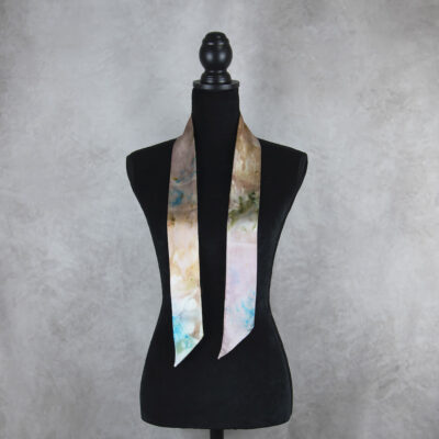 Stuhová hodvábna šatka, LIMITED_033, Ručná výroba na Slovensku