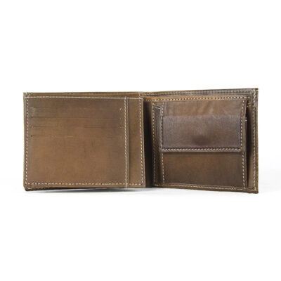 Praktická peňaženka z pravej kože č.8408 v Antique farbe, ručne natieraná