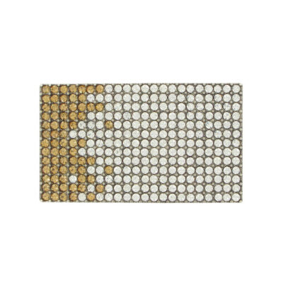 Luxusná kovová pracka SWAROVSKI BROWN, 40mm