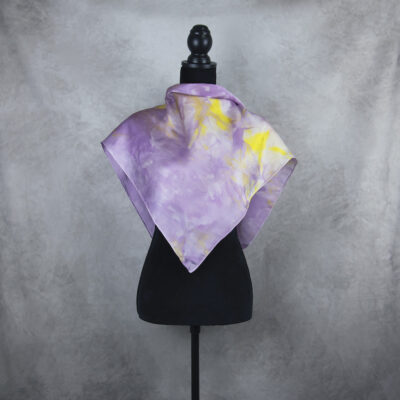 Hodvábna šatka LIMITED_299, Ručná výroba na Slovensku, 90 x 90cm