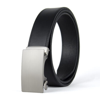 Opasok z pravej kože s automatickou prackou ARGENTUM