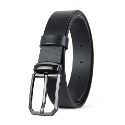 Kožený opasok PLATINUM, šírka 3.3cm, Ručná výroba na Slovensku