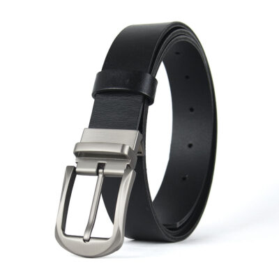 Kožený opasok STEEL NOVA, šírka 3.3cm, Ručná výroba na Slovensku