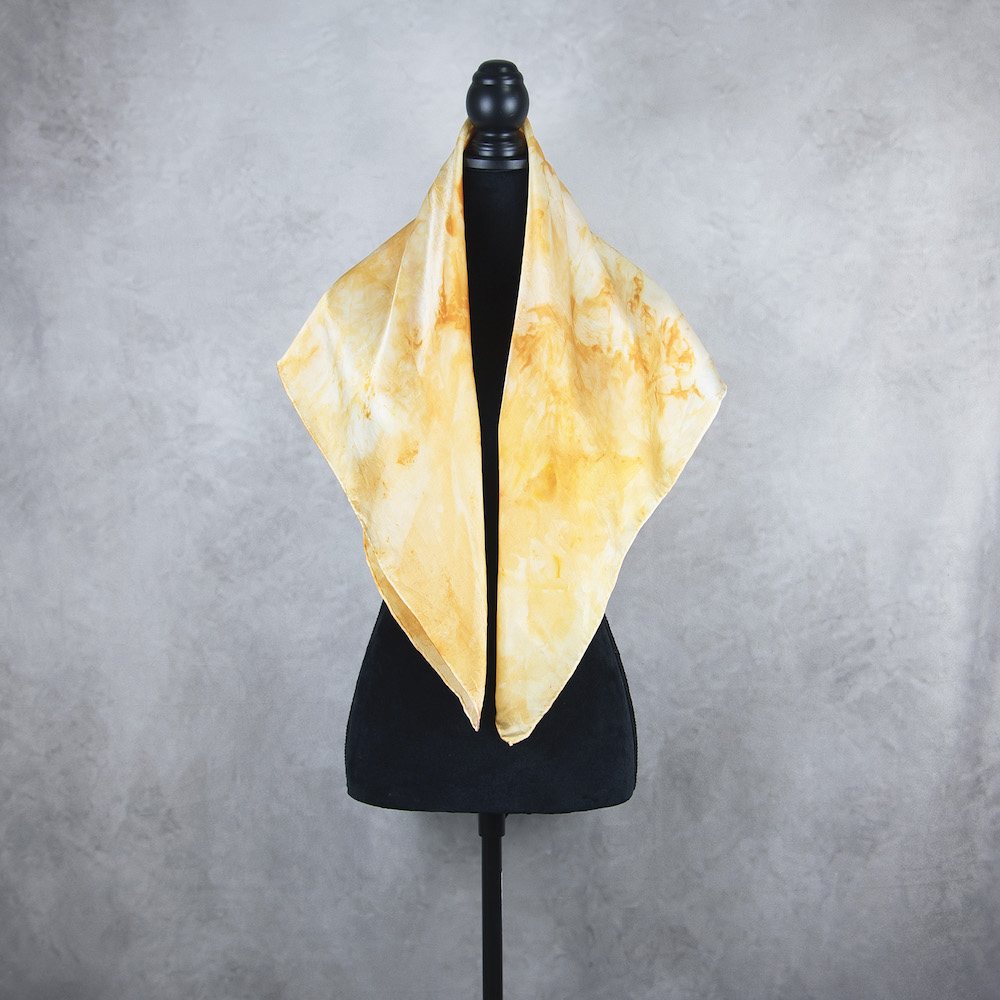 Hodvábna šatka LIMITED_333, Ručná výroba na Slovensku, 90 x 90cm – Obrázok 4