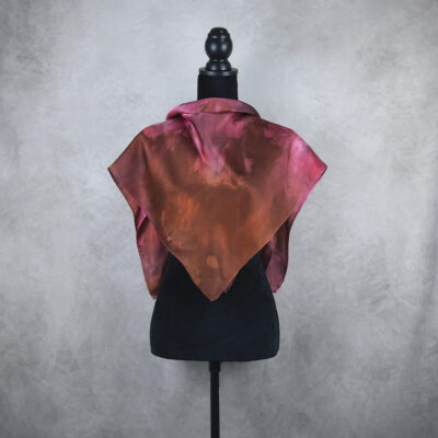 Hodvábna šatka LIMITED_352, Ručná výroba na Slovensku, 90 x 90cm